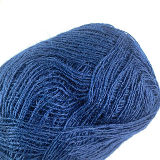 Icelandic Einband Lopi Wool sock Yarn, icelandic sweater yarn, wool lace weight yarn, looi brand yarn, copia cove icelandic sheep and wool yarn navy blue