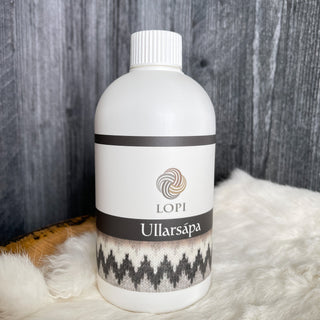 Lopi Ullarsápa Wool Clothing Wash 500ml - the Best Way to Wash Your Wool - Copia Cove