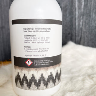 Lopi Ullarsápa Wool Clothing Wash 500ml - the Best Way to Wash Your Wool - Copia Cove