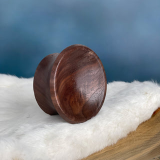 Spinning Bowl Black Walnut Wood for Support Spindle - Copia Cove
