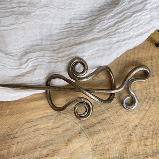 Steel Forged Viking Hair Pin Set - Golden Elvish Style - Copia Cove