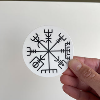 Vegvisir Viking Compass Sticker 3” - Copia Cove